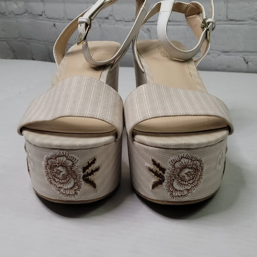 Nine west Y2K Keely platform wedge sandals